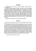 Реферат 'Lielās nātres (Urtica dioica L.) šķiedru pielietojums tautas medicīnā un tekstil', 2.