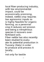 Реферат 'Lielās nātres (Urtica dioica L.) šķiedru pielietojums tautas medicīnā un tekstil', 11.