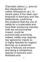 Реферат 'Lielās nātres (Urtica dioica L.) šķiedru pielietojums tautas medicīnā un tekstil', 14.