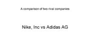 Презентация 'A Comparison of Two Rival Companies', 1.