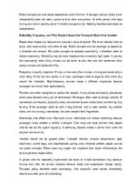 Эссе 'Public transport and sustainable cities', 5.