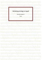 Реферат 'Marketing Strategy in Apple', 1.