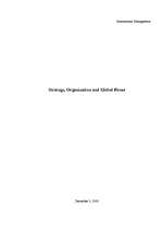 Конспект 'Strategy, Organization and Global Firms', 1.