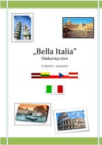 Реферат 'Ekskursiju tūre "Bella Italia"', 1.