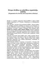 Реферат 'Eiropas drošības un sadarbības organizācija (EDSO)', 1.