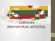 Презентация 'Lietuvas ekonomikas attīstība', 1.