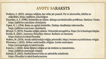 Презентация '8 reliģijas, kas valda pār pasauli', 15.