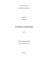 Конспект 'Travel Itinerary Saaremaa Island', 1.
