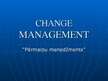 Презентация 'Change Management', 1.