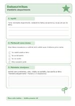 Образец документа 'Dabaszinības – daba, vide un apkārtējā pasaule', 17.