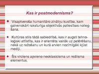 Презентация 'Postmodernisms', 2.