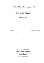 Эссе 'Sociālo tīklu mārketings', 1.
