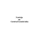 Реферат 'Venēcijas karnevāls', 1.