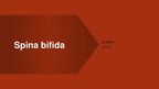 Презентация 'Spina bifida - fzioterapija', 1.