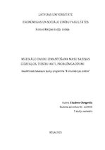 Реферат 'Muzikālo darbu izmantošana masu saziņas līdzekļos, tiesību akti, problēmgadījumi', 1.