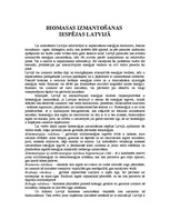 Эссе 'Biomasas izmantošanas iespējas Latvijā', 1.