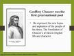 Презентация 'Why is Geoffrey Chaucer called the father of English poetry?', 5.