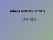 Презентация 'Johans Gotfrīds Herders', 1.