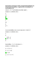 Конспект 'Eksponentvienādojumi un eksponentnevienādības. Logaritmiskie vienādojumi un nevi', 1.