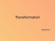 Презентация 'Transformators', 1.