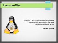 Презентация 'Linux drošība', 1.