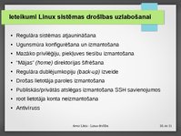 Презентация 'Linux drošība', 20.