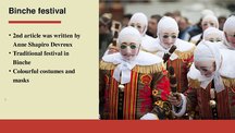 Презентация 'The Most Famous Belgian Festivals', 11.