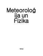 Реферат 'Meteoroloģija un fizika', 1.