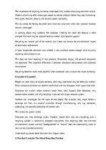 Эссе 'The importance of recycling', 13.