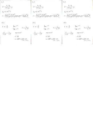 Конспект 'Fizikas uzdevumu risinājumu apkopojums. Kulona likums. Elektriskā lauka intensit', 1.