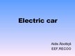 Презентация 'Electric Car', 1.