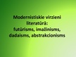 Реферат 'Modernistiskie virzieni literatūrā: imažinisms, dadaisms, abstrakcionisms, futūr', 11.