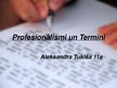 Презентация 'Profesionālismi un termini', 1.