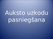 Презентация 'Auksto uzkodu pasniegšana', 1.