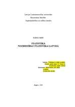 Реферат 'Noziedzības statistika Latvijā', 1.