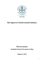 Реферат 'The Impact of Airbnb on Hotel Industry', 1.