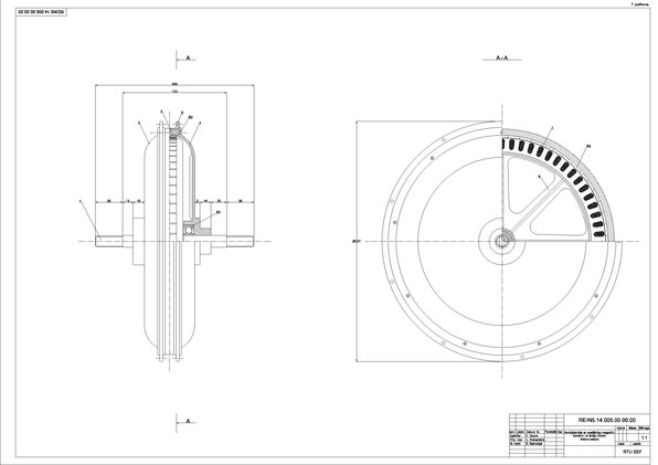 Дипломная 'Ventiļdzinējs ar pastāvīgo magnētu ierosmi un ārējo rotoru velosipēdam', 82.