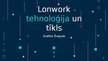 Презентация 'Lonwork tehnoloģija un tīkls', 1.