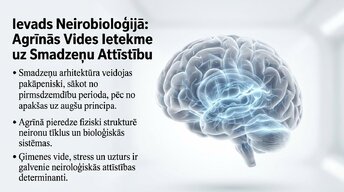 Презентация 'Ievads neirobioloģijā: agrīnās vides ietekme uz smadzeņu attīstību', 1.