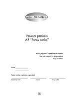 Отчёт по практике 'Prakses pārskats. A/s "Parex banka"', 1.