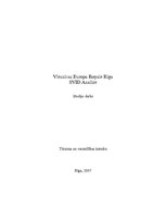 Реферат 'Viesnīcas "Europa Royale Riga" SVID analīze', 1.