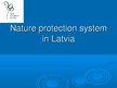 Презентация 'Nature Protection in Latvia', 1.