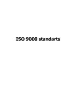 Реферат 'ISO 9000 standarts', 1.