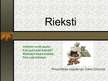 Презентация 'Rieksti', 1.