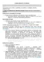 Конспект 'Konkurences tiesības', 1.