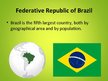 Презентация 'Brazil', 2.