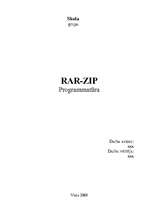 Реферат 'Rar-Zip programmatūra', 1.