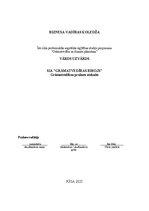 Отчёт по практике 'Grāmatvedības prakses atskaite', 1.