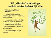 Бизнес план 'SIA "Glazūra" mārketinga iekšējās un ārējās vides analīze', 29.