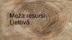 Презентация 'Meža resursi Lietuvā', 1.